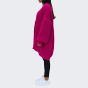 District Margherita Mazzei Maglieria TW06 - SanShopLuxury - 2023, 42, 44, Abbigliamento, Autunno/Inverno, Beige, Cardigan, District Margherita Mazzei, Donna, Fucsia, FW23, Lana, Maglieria, Nero, Outlet, Panna, Rosa