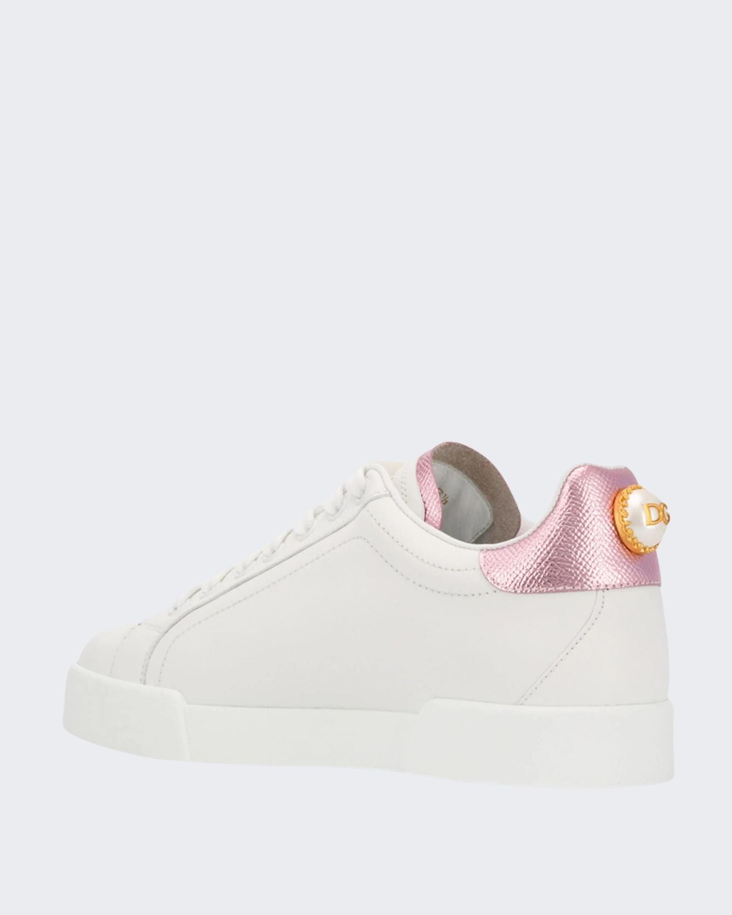 Dolce & Gabbana Sneakers CK1602 AN298 87587 - SanShopLuxury - 36, 37, 38, 39, 39.5, 40, Autunno/Inverno, Bianco, Bianco-Rosa, Calzature, Carry Over, Continuativo, Dolce & Gabbana, Donna, Idoneo, New, Primavera/Estate, Sneakers