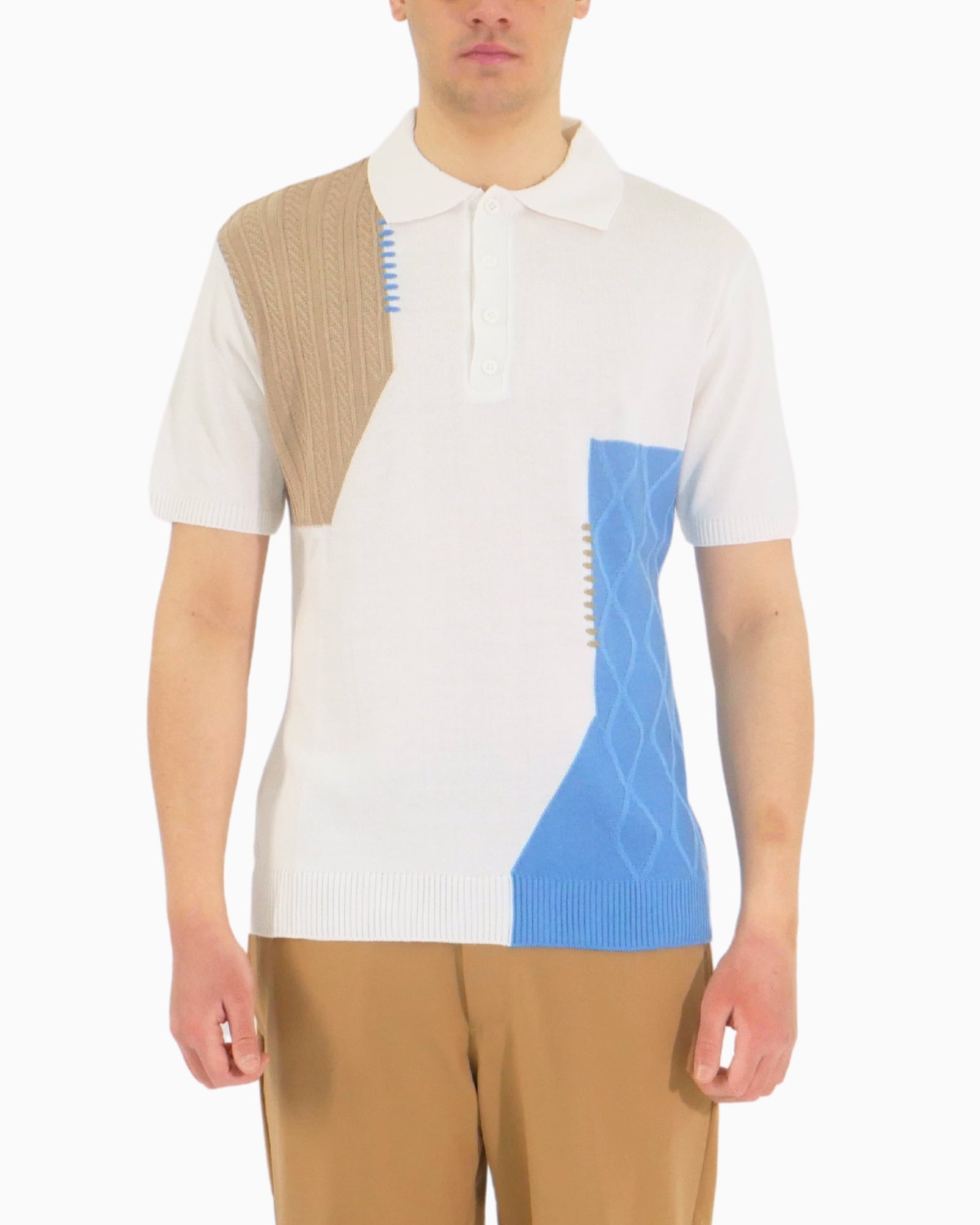 Stay Street T-Shirt Polo PU5001-B - SanShopLuxury - 2025, Abbigliamento, Bianco, Idoneo, L, M, New, Primavera/Estate, S, SS25, Stay Street, T-Shirt Polo, Uomo, XL, XXL, XXXL