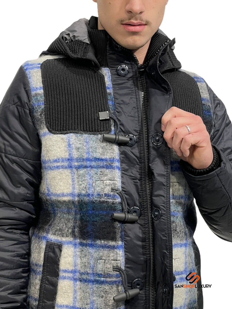 Bark Giubbino 52B8115 253 - SanShopLuxury - -70%, 2016, Abbigliamento, Autunno/Inverno, Bark, FW16, Giubbino, Nero, Outlet, S, Ultimo, Uomo