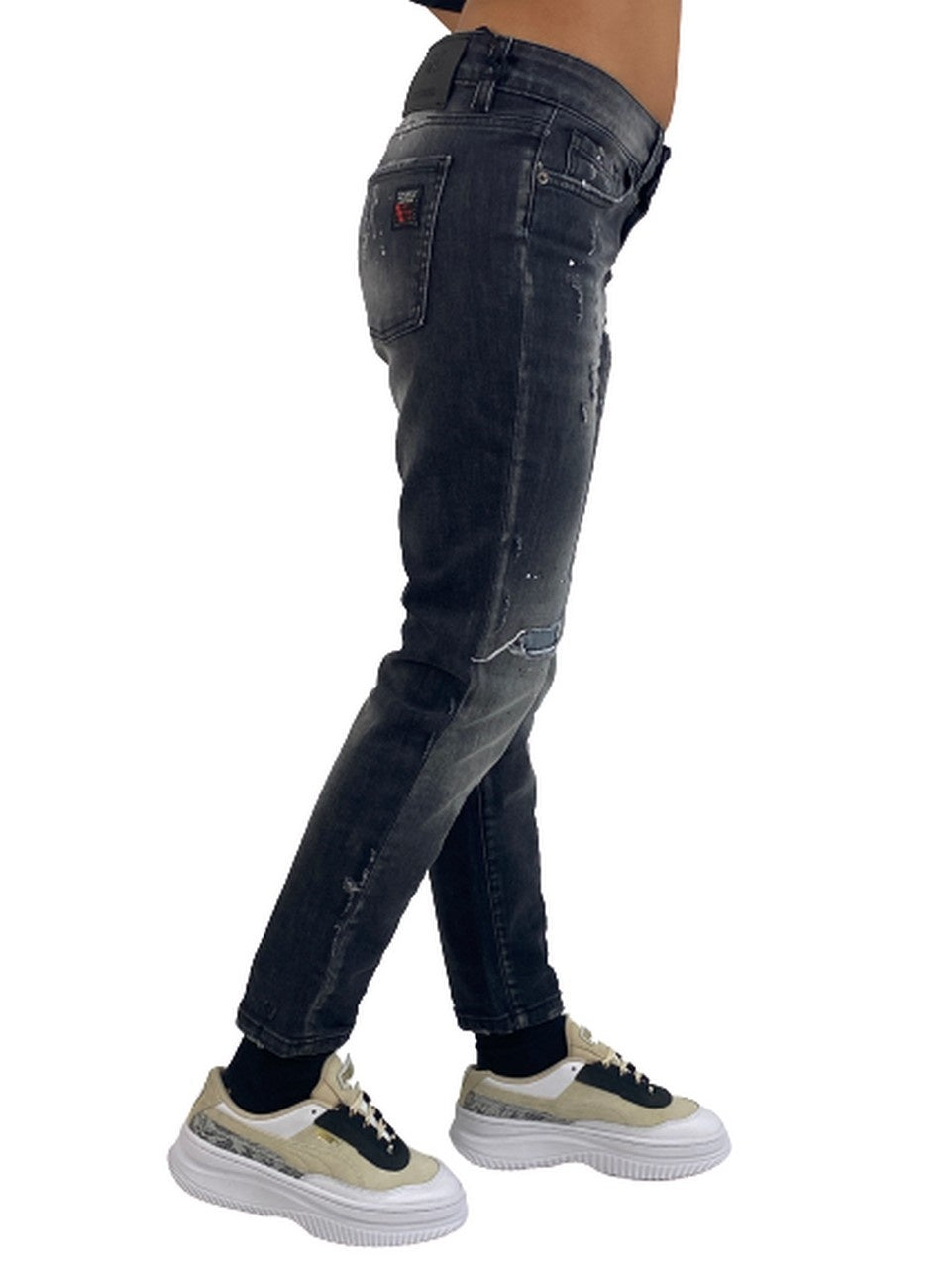 404 Not Found Jeans SKINNY218 - SanShopLuxury - -50%, 2019, 404 Not Found, 41, 42, 43, 44, 45, 46, Abbigliamento, Autunno/Inverno, Donna, Jeans, Nero, Outlet, SS19