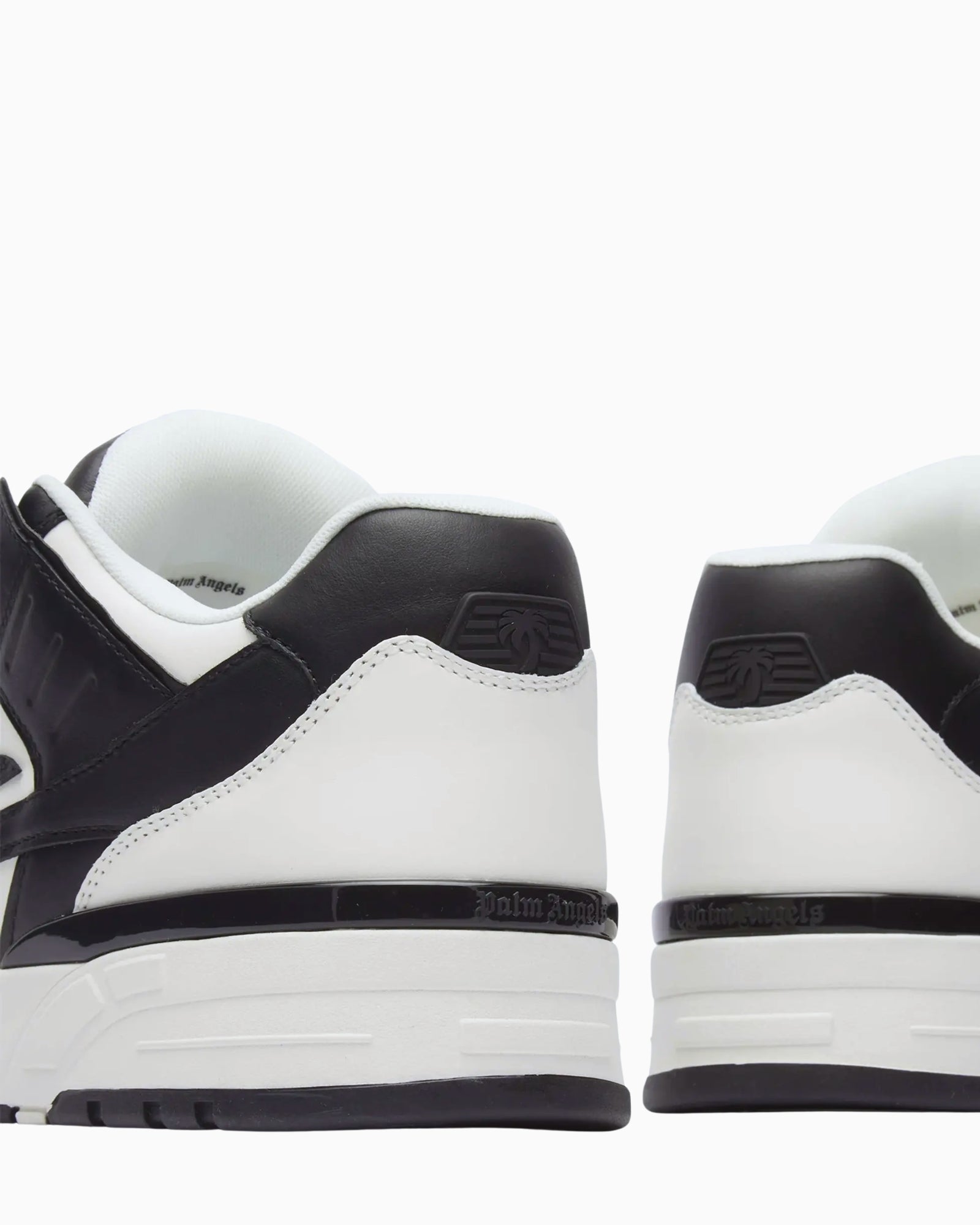 Palm Angels Sneakers PMIA101S25LEA0010110 - SanShopLuxury - 2025, 41, 42, 43, 44, Autunno/Inverno, Bianco-Nero, Calzature, Continuativo, Idoneo, New, Palm Angels, Primavera/Estate, Sneakers, SS25, Uomo