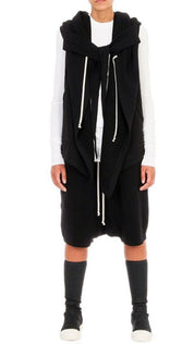 Rick Owens Drkshdw Felpa DS17F2123/F - SanShopLuxury - -70%, 2017, Abbigliamento, Autunno/Inverno, Con Cappuccio, Donna, Felpa, FW17, Grigio, L, M, Nero, Outlet, Rick Owens Drkshdw, S