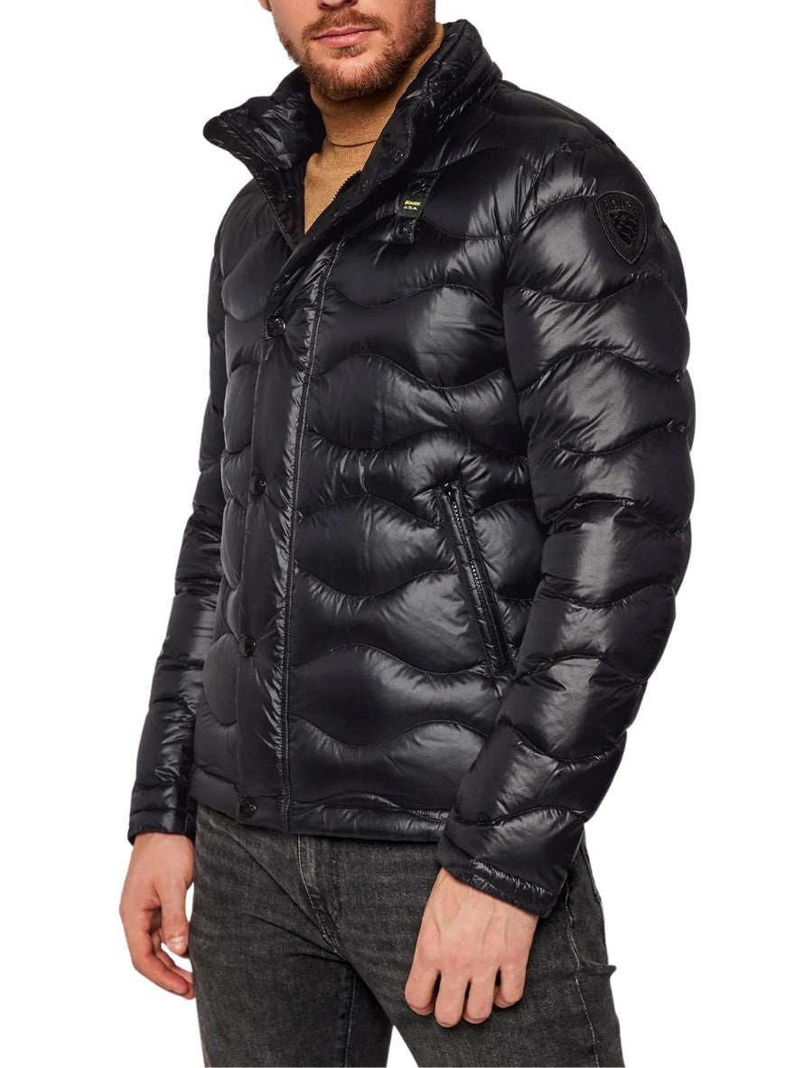 Blauer Giubbino 19WBLUC03057/004719 - SanShopLuxury - -50%, 2019, Abbigliamento, Autunno/Inverno, Blauer, FW19, Giubbino, Grigio, L, Nero, Outlet, S, Uomo, XL, XXL