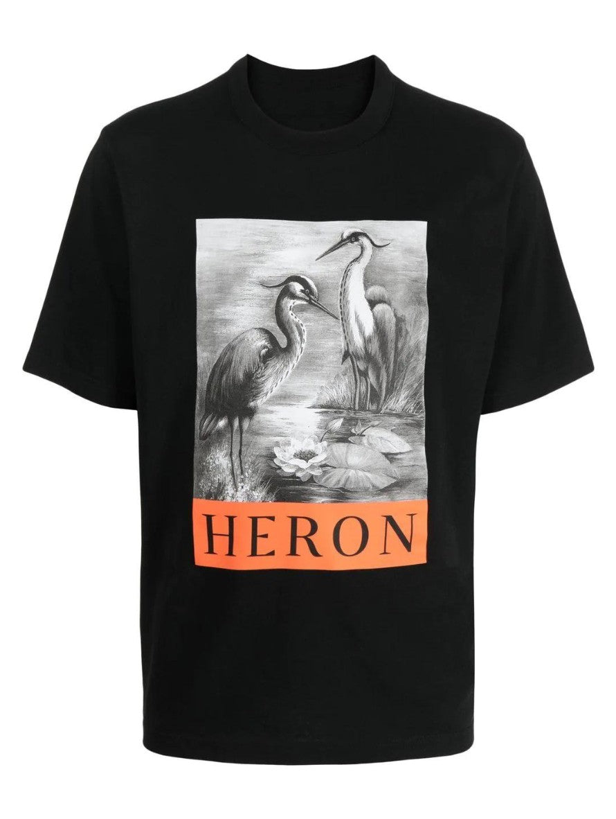 Heron Preston T-Shirt HMAA032C99JER003 - SanShopLuxury - Abbigliamento, Arancione, Autunno/Inverno, Carry Over, Continuativo, Heron Preston, Idoneo, L, M, Nero, New, Primavera/Estate, S, T-Shirt, Uomo, XL