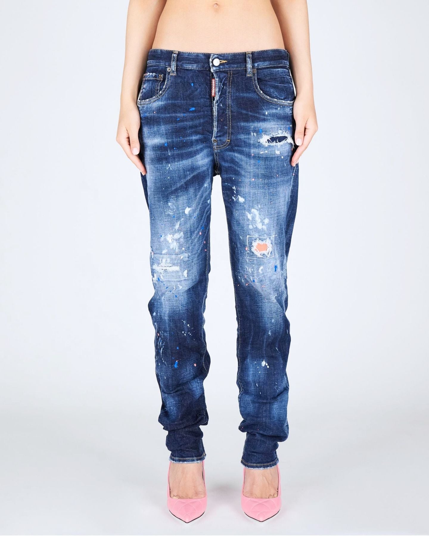 Dsquared2 Jeans S75LB0890/S30664470 - SanShopLuxury - 2024, 36, 38, 40, 42, 44, Abbigliamento, Blu, Donna, Dsquared2, Idoneo, Jeans, Outlet, Primavera/Estate, SS24
