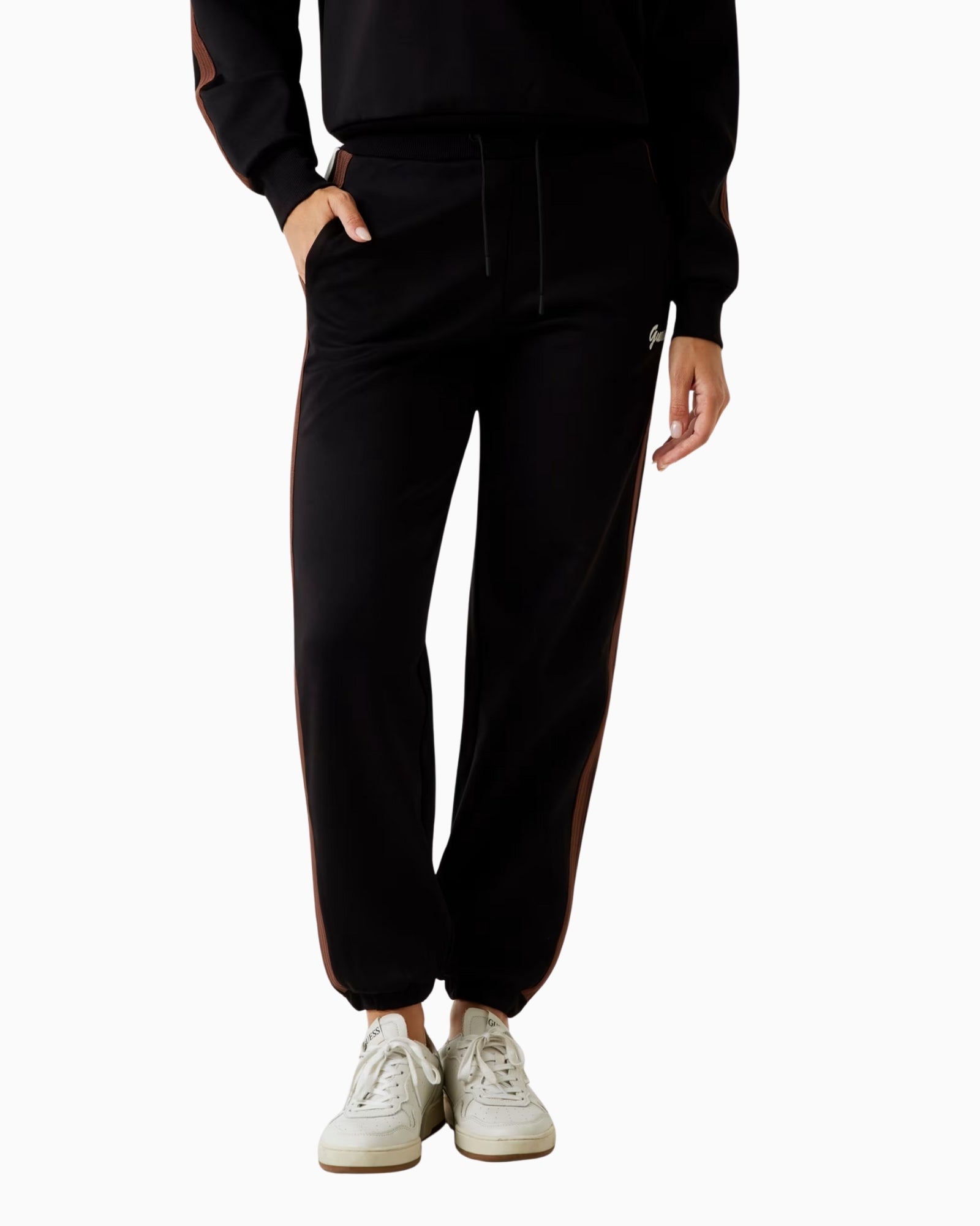 Guess Pantatuta V5BB02 KCX22 JBLK - SanShopLuxury - 2025, Abbigliamento, Autunno/Inverno, Donna, FW25, Guess, Idoneo, M, Nero, New, Pantatuta, S, XS