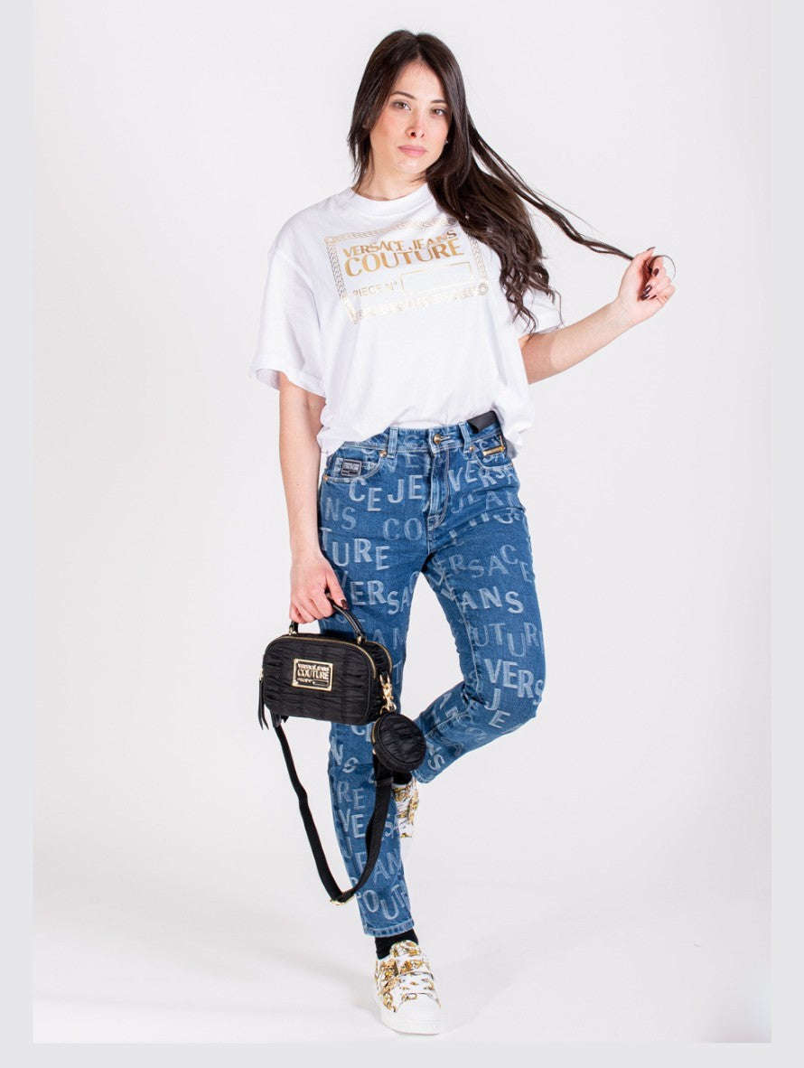 Versace Jeans Couture Jeans 72HAB5X0 - SanShopLuxury - 2022, 41, 42, Abbigliamento, Blu, Donna, Jeans, Outlet, Primavera/Estate, SS22, Versace Jeans Couture