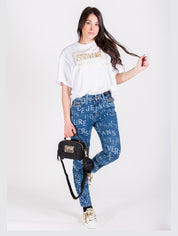 Versace Jeans Couture Jeans 72HAB5X0 - SanShopLuxury - 2022, 41, 42, Abbigliamento, Blu, Donna, Jeans, Outlet, Primavera/Estate, SS22, Versace Jeans Couture