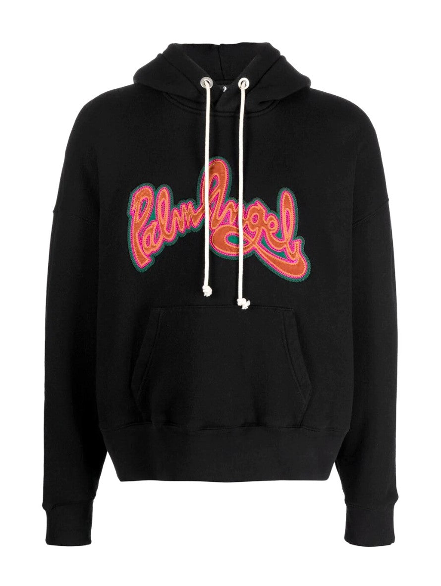 Palm Angels Felpa PMBB058F21FLE0051020 - SanShopLuxury - -50%, 2021, Abbigliamento, Autunno/Inverno, Felpa, FW21, M, Nero, Outlet, Palm Angels, Ultimo, Uomo