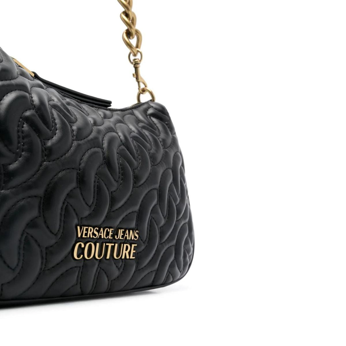 Versace Jeans Couture Borsa a Tracolla 75VA4BA6 ZS803 - SanShopLuxury - 2023, Autunno/Inverno, Borsa a Tracolla, Donna, FW23, Idoneo, Luna, Nero-Oro, Outlet, Unica, Valigeria, Versace Jeans Couture