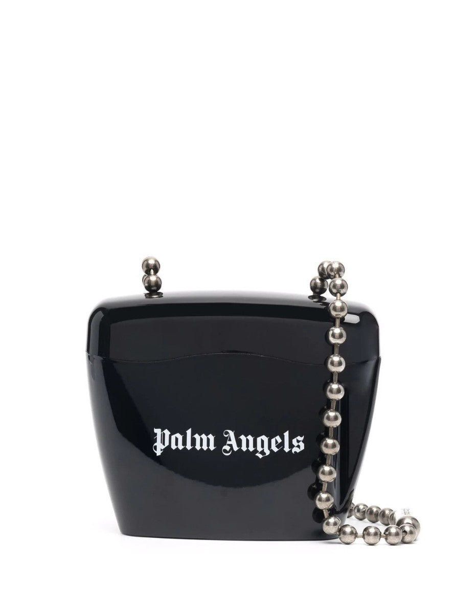 Palm Angels Borsa Da Spalla PWNQ002C99PLA001 - SanShopLuxury - Autunno/Inverno, Borsa Da Spalla, Carry Over, Continuativo, Donna, Fucsia, Idoneo, Nero, New, Palm Angels, Primavera/Estate, Rosa, Tracolla Rigida, Unica, Valigeria