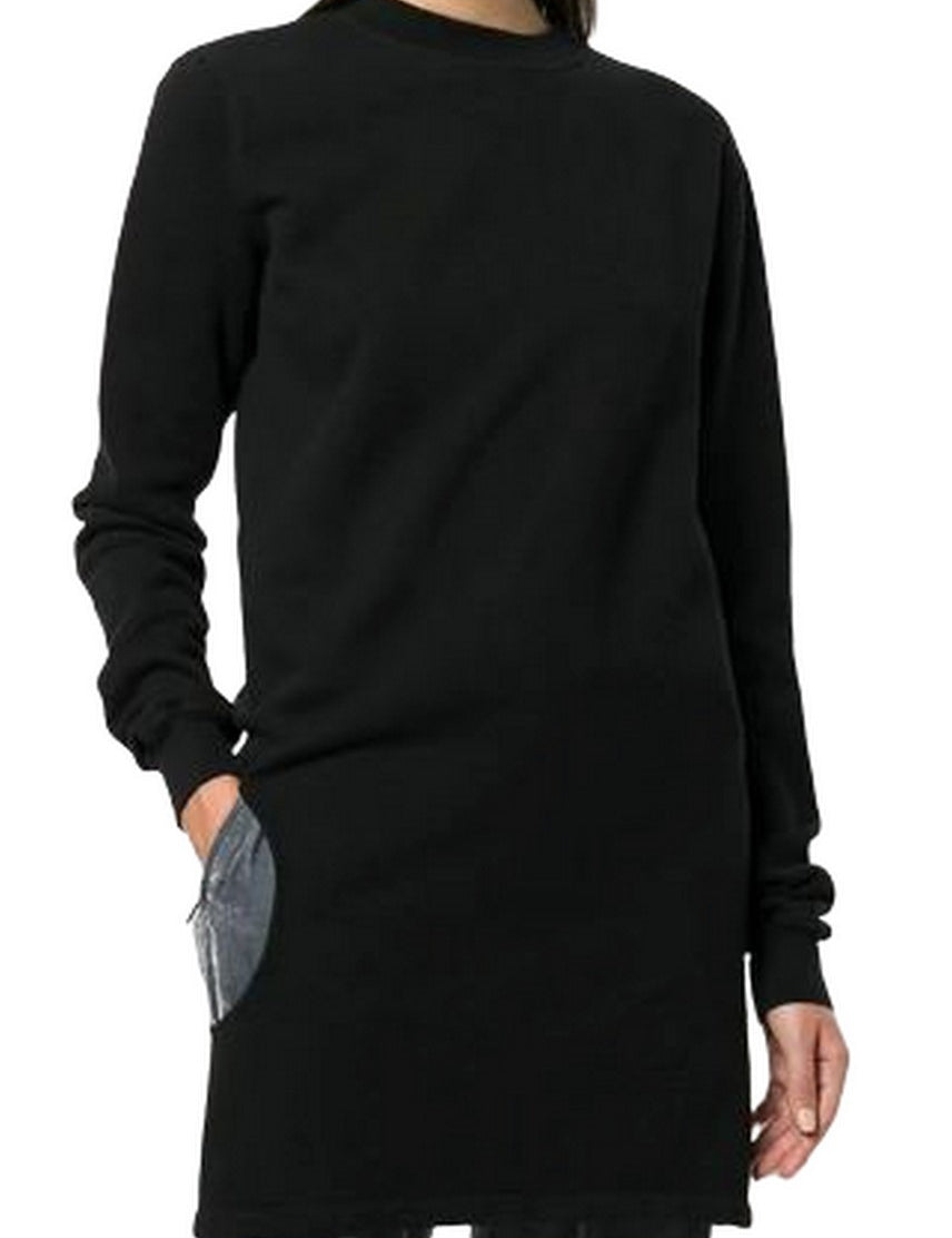 Inverno, Donna, Felpa, FW19, Girocollo, Nero, Outlet, Rick Owens Drkshdw, S, Ultimo