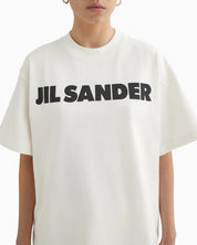 Jil Sander T-Shirt J02GC0001J45148 102D - SanShopLuxury - 2025, Abbigliamento, Autunno/Inverno, Bianco, Carry Over, Continuativo, Donna, Idoneo, Jil Sander, L, M, New, Primavera/Estate, S, T-Shirt, XS