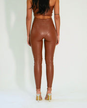 District Margherita Mazzei Leggings ED42 2311 - SanShopLuxury - 2024, 40, 42, 44, 46, 48, Abbigliamento, Autunno/Inverno, Beige, Cuoio, District Margherita Mazzei, Donna, FW24, Idoneo, Leggings, Outlet