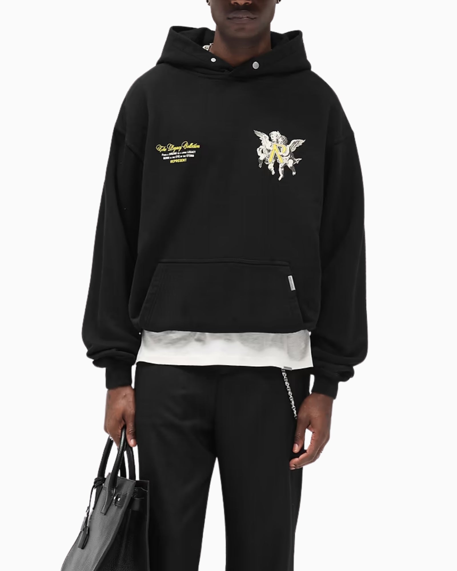 Represent Felpa MLM100370/01 - SanShopLuxury - 2025, Abbigliamento, Autunno/Inverno, Felpa, FW25, Idoneo, L, M, Nero, New, Represent, S, Uomo, XL, XXL