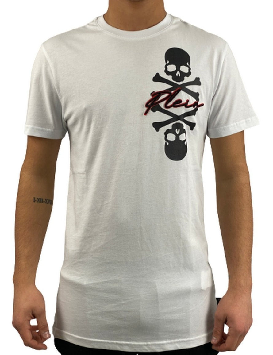 Inverno, Bianco, FW20, L, M, Nero, Outlet, Philipp Plein, S, T-Shirt, Uomo, XL, XXL