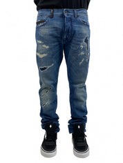 Marcelo Burlon Jeans CMCE003F16239062 - SanShopLuxury - -70%, 2016, 45, 46, Abbigliamento, Autunno/Inverno, Blu, FW16, Jeans, Marcelo Burlon, Outlet, Uomo