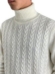 Dik Tat Maglieria DK87013 - SanShopLuxury - -50%, 2020, Abbigliamento, Autunno/Inverno, Bianco, Dik Tat, FW20, Maglieria, Nero, Outlet, S, Uomo