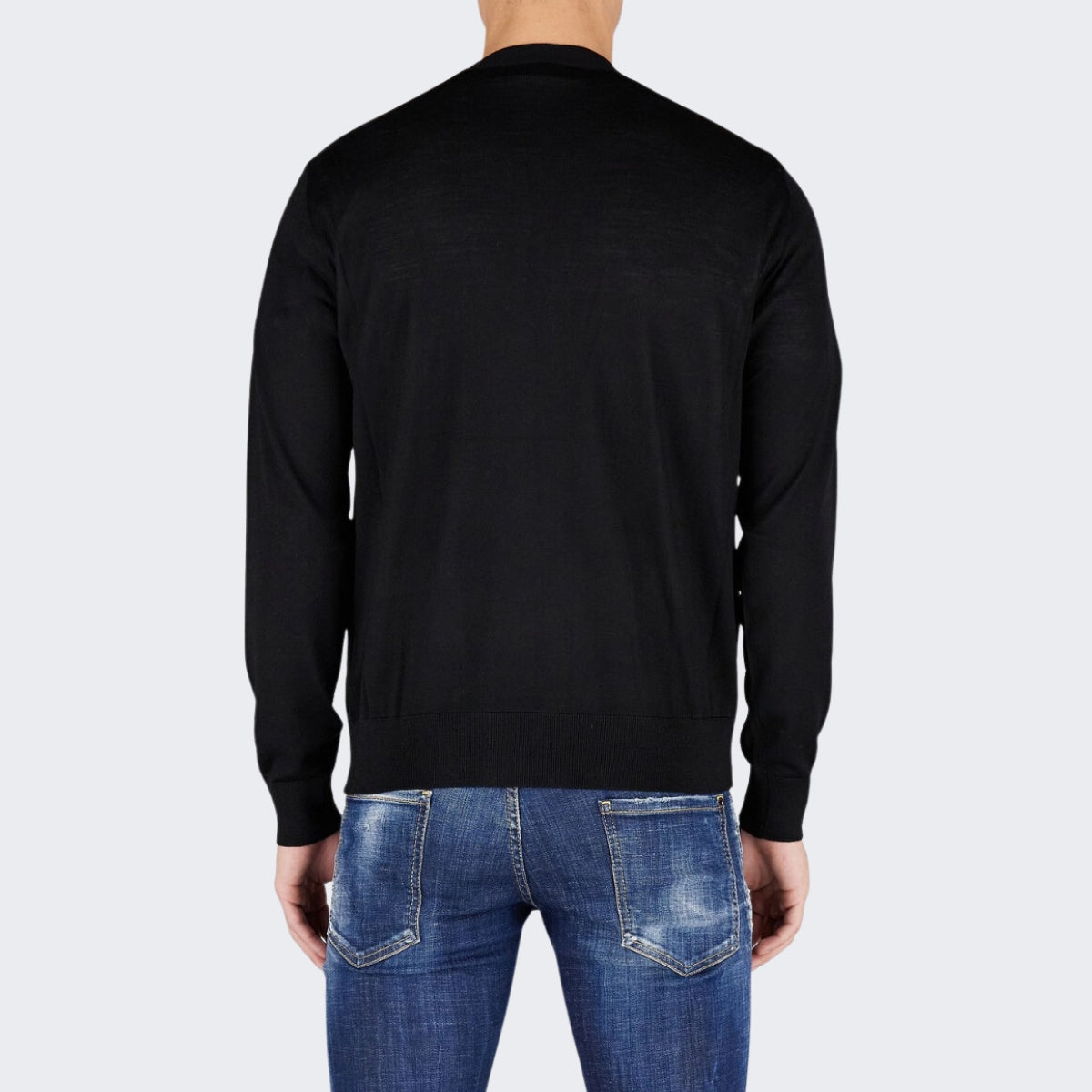Dsquared2 Maglieria S74HA1295/S16794900 - SanShopLuxury - 2022, Abbigliamento, Autunno/Inverno, Dsquared2, FW22, Idoneo, L, M, Maglieria, Nero, Outlet, Uomo, XXL
