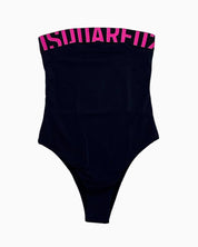 Dsquared2 Costume D6BG95050-006 - SanShopLuxury - 2025, 38, 40, 42, 44, Abbigliamento, Beachwear, Costume, Donna, Dsquared2, Idoneo, Intero, Nero-Fucsia, New, Primavera/Estate, SS25, Ultimo