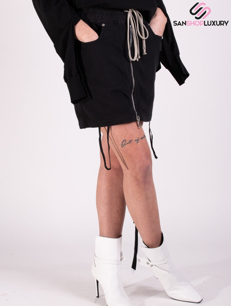 Rick Owens Drkshdw Gonna DS02A3345 RIG 09 - SanShopLuxury - -50%, 2021, Abbigliamento, Autunno/Inverno, Donna, FW21, Gonna, L, M, Nero, Outlet, Rick Owens Drkshdw, S, Ultimo