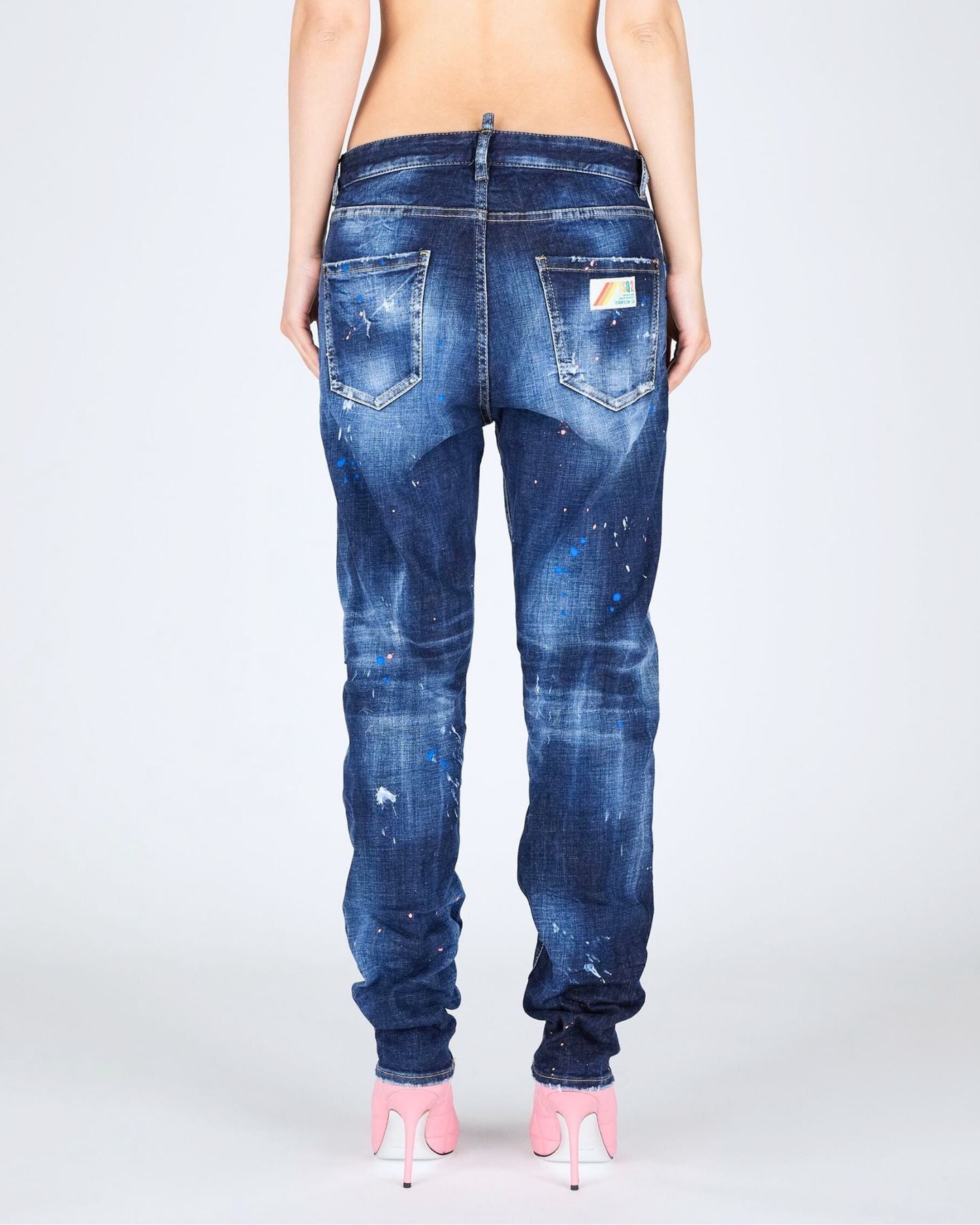 Dsquared2 Jeans S75LB0890/S30664470 - SanShopLuxury - 2024, 36, 38, 40, 42, 44, Abbigliamento, Blu, Donna, Dsquared2, Idoneo, Jeans, Outlet, Primavera/Estate, SS24