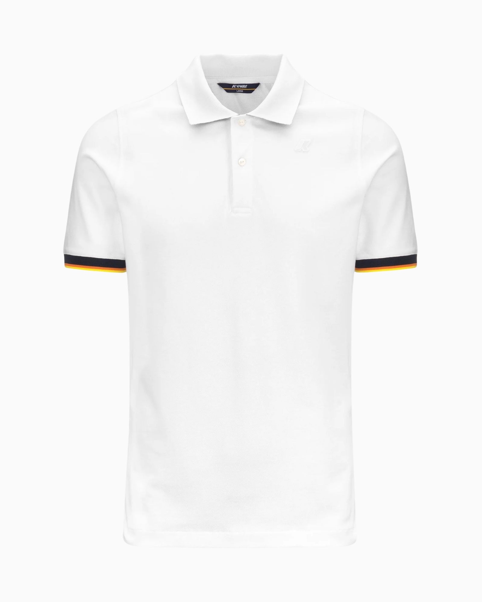 K-Way T-Shirt Polo K1125BW 001 - SanShopLuxury - 2025, Abbigliamento, Bianco, Idoneo, K-Way, L, M, New, Primavera/Estate, S, SS25, T-Shirt Polo, Uomo, XL, XXL, XXXL