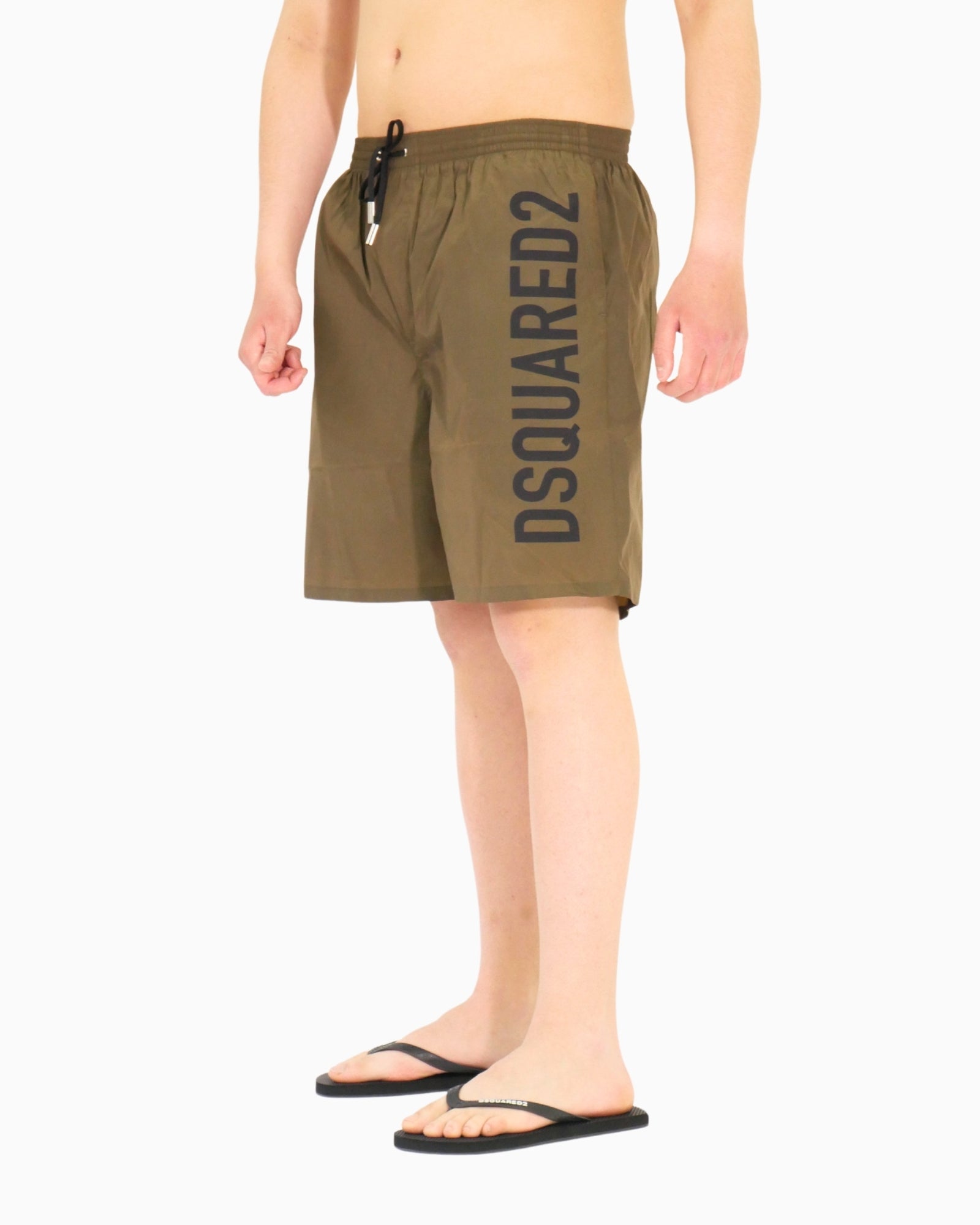 Dsquared2 Costume D7BM16000-307 - SanShopLuxury - 2025, 52, 54, Abbigliamento, Beachwear, Costume, Dsquared2, Idoneo, New, Primavera/Estate, SS25, Ultimo, Uomo, Verde