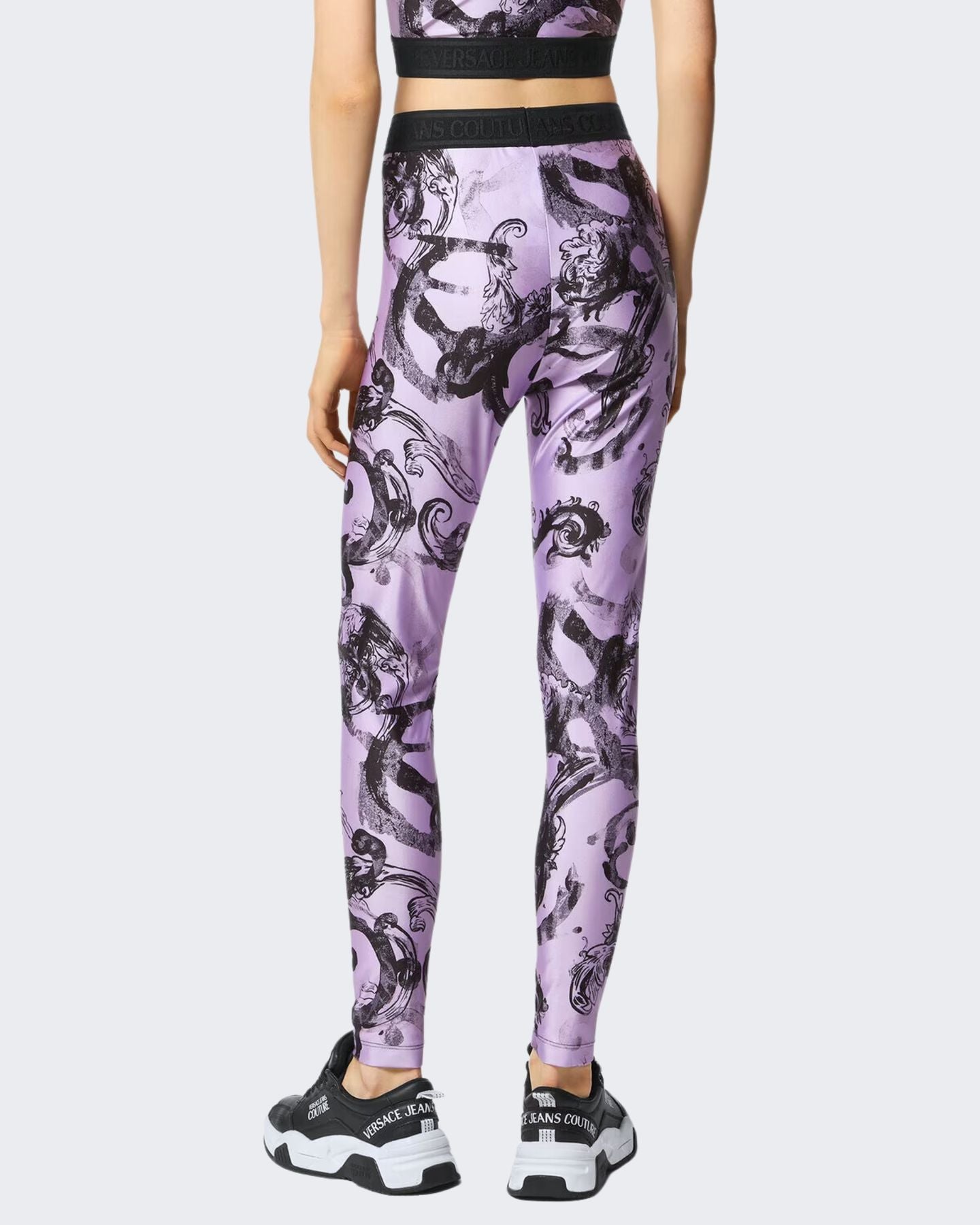 Versace Jeans Couture Leggings 76HAC101/JS292320 - SanShopLuxury - 2024, 38, 40, Abbigliamento, Donna, Idoneo, Leggings, Lilla, Outlet, Primavera/Estate, SS24, Versace Jeans Couture