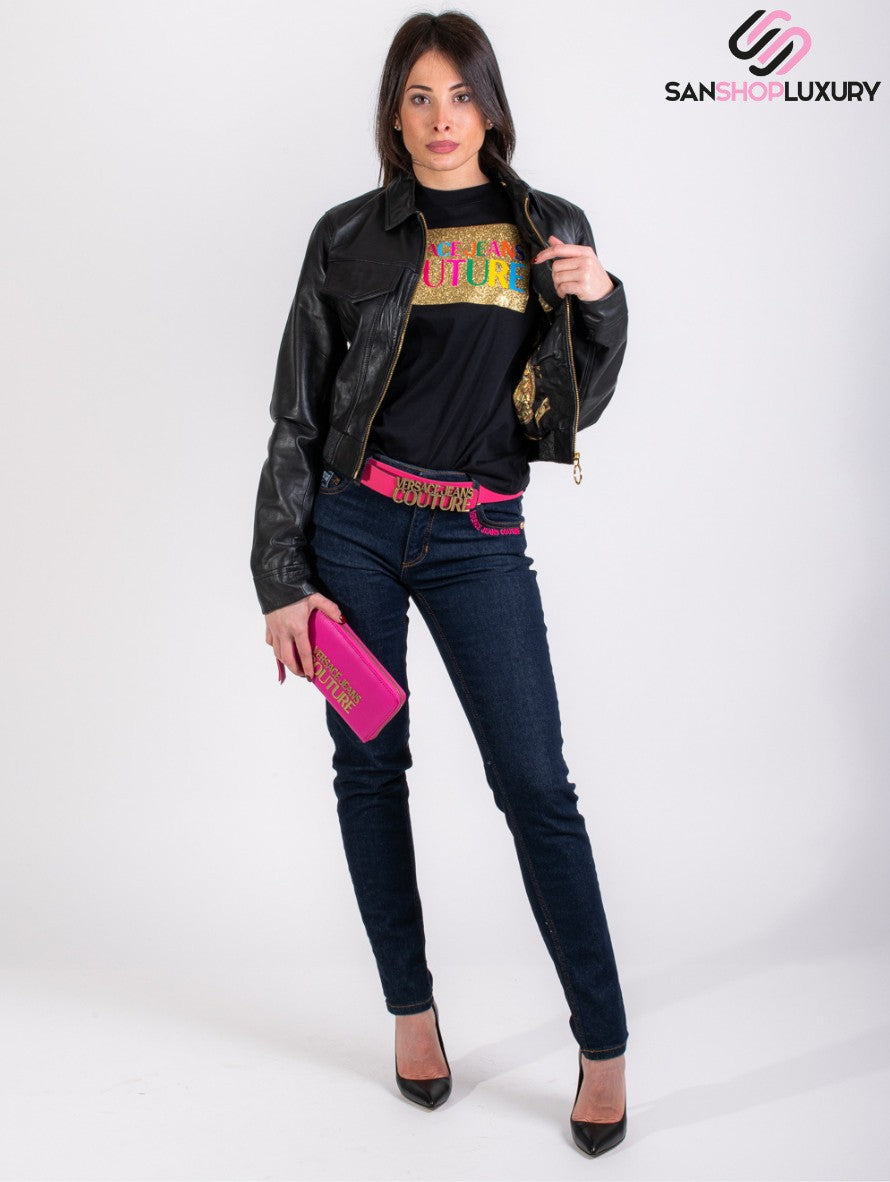 Versace Jeans Couture Jeans 71HAB5K3 CDW02 - SanShopLuxury - -50%, 2021, 44, Abbigliamento, Autunno/Inverno, Blu, Donna, FW21, Jeans, Outlet, Ultimo, Versace Jeans Couture