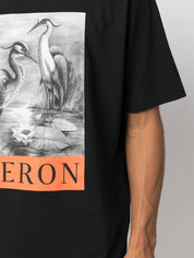 Heron Preston T-Shirt HMAA032C99JER003 - SanShopLuxury - Abbigliamento, Arancione, Autunno/Inverno, Carry Over, Continuativo, Heron Preston, Idoneo, L, M, Nero, New, Primavera/Estate, S, T-Shirt, Uomo, XL