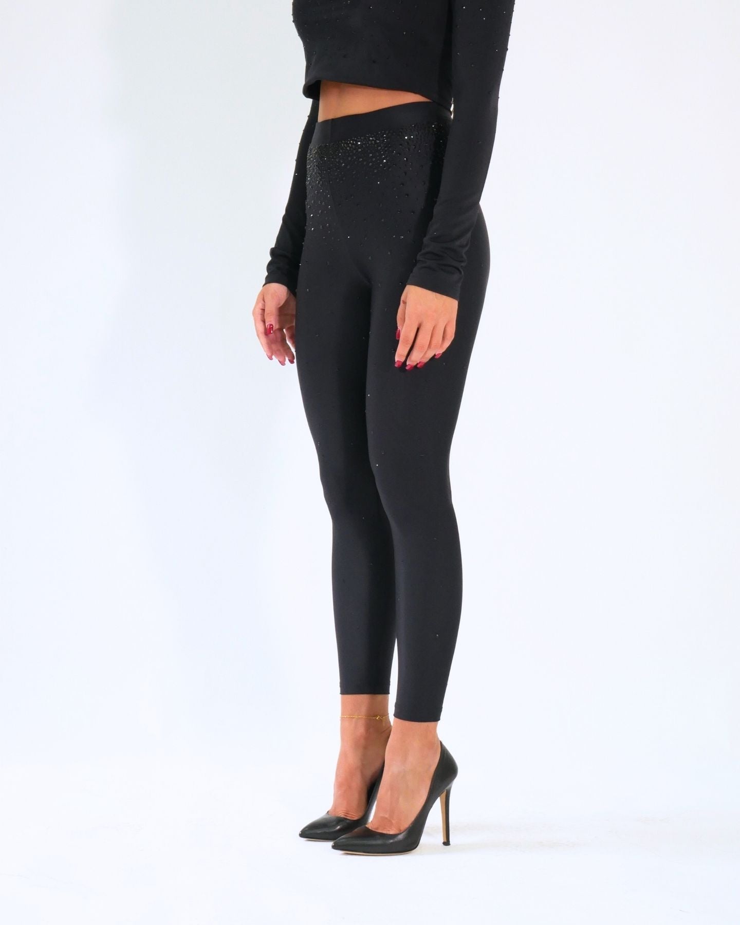 District Margherita Mazzei Leggings SH46 0407 - SanShopLuxury - 2024, Abbigliamento, Autunno/Inverno, District Margherita Mazzei, Donna, FW24, Idoneo, L, Leggings, M, Nero, Outlet, S, XL, XS