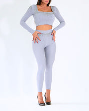 District Margherita Mazzei Leggings SH46 0023 - SanShopLuxury - 2024, Abbigliamento, Autunno/Inverno, District Margherita Mazzei, Donna, FW24, Grigio, Idoneo, L, Leggings, M, Outlet, S, XL, XS