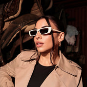 Sunglasses Occhiali PARIGI-C02-AVORIO