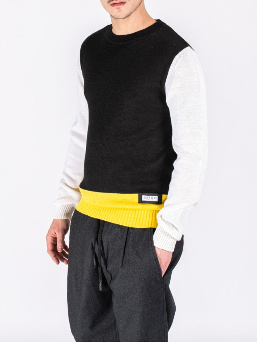 Chiodi Milano Maglieria 0058 - SanShopLuxury - -50%, 2021, Abbigliamento, Autunno/Inverno, Chiodi Milano, FW21, L, M, Maglieria, Nero, Outlet, S, Uomo, XL, XXL, XXXL