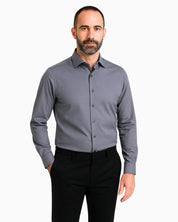 Sartoria Italiana Camicia 001369-06 - SanShopLuxury - 2019, 38, 39, 40, 41, 42, 43, Abbigliamento, Autunno/Inverno, Camicia, Carry Over, Continuativo, Grigio, Idoneo, New, Primavera/Estate, Sartoria Italiana, Uomo
