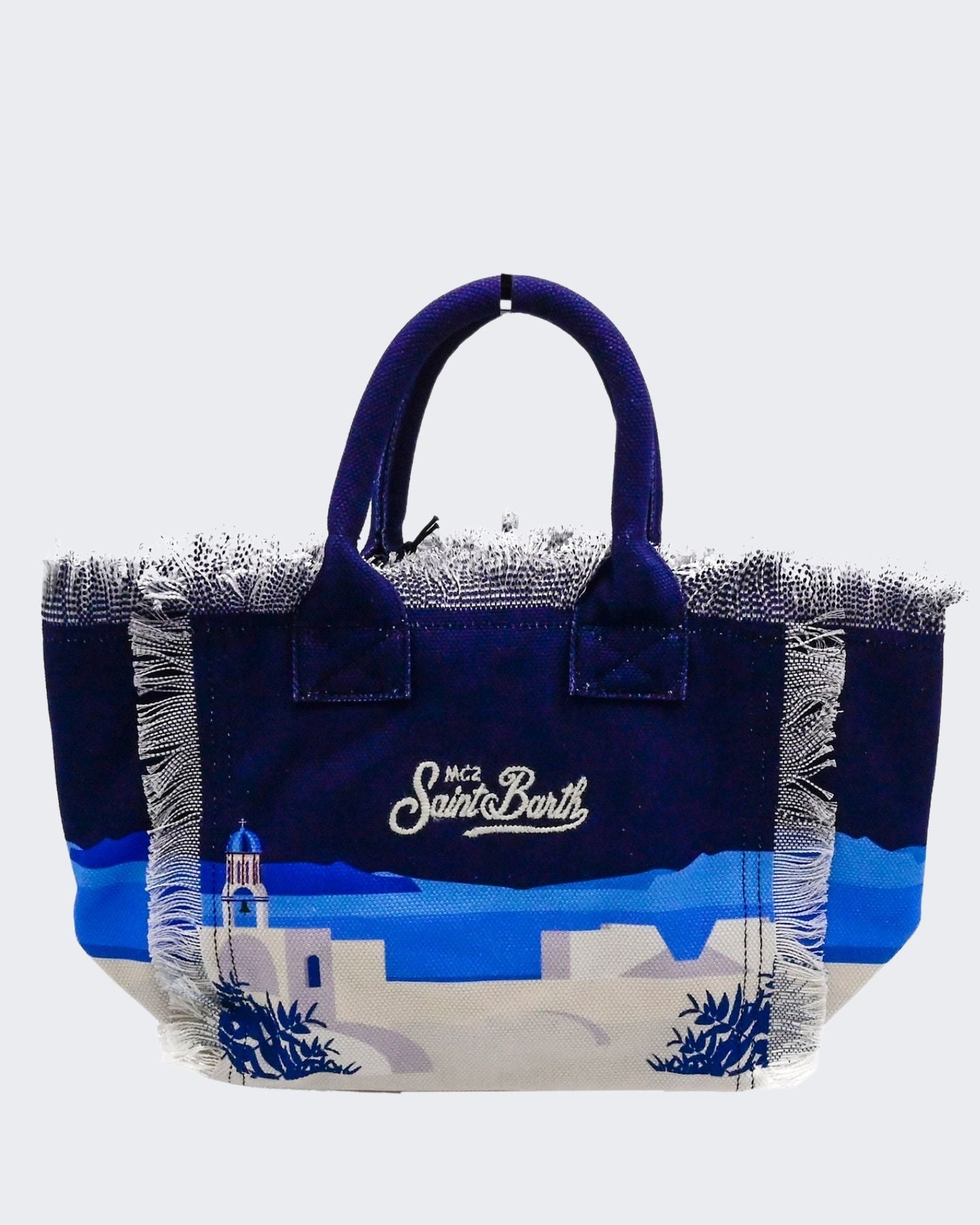 Mc2 Saint Barth Borsa a Mano COL0001-01161F - SanShopLuxury - Beachwear, Blu, Borsa a Mano, Borsa da spiaggia, Carry Over, Donna, Mc2 Saint Barth, New, Primavera/Estate, Stellato, Unica, Valigeria