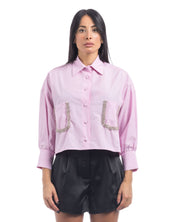 So Lavish Camicia C40403 - SanShopLuxury - 2024, 40, 42, 44, Abbigliamento, Autunno/Inverno, Camicia, Continuativo, Donna, FW24, Idoneo, Outlet, Primavera/Estate, Rosa, So Lavish