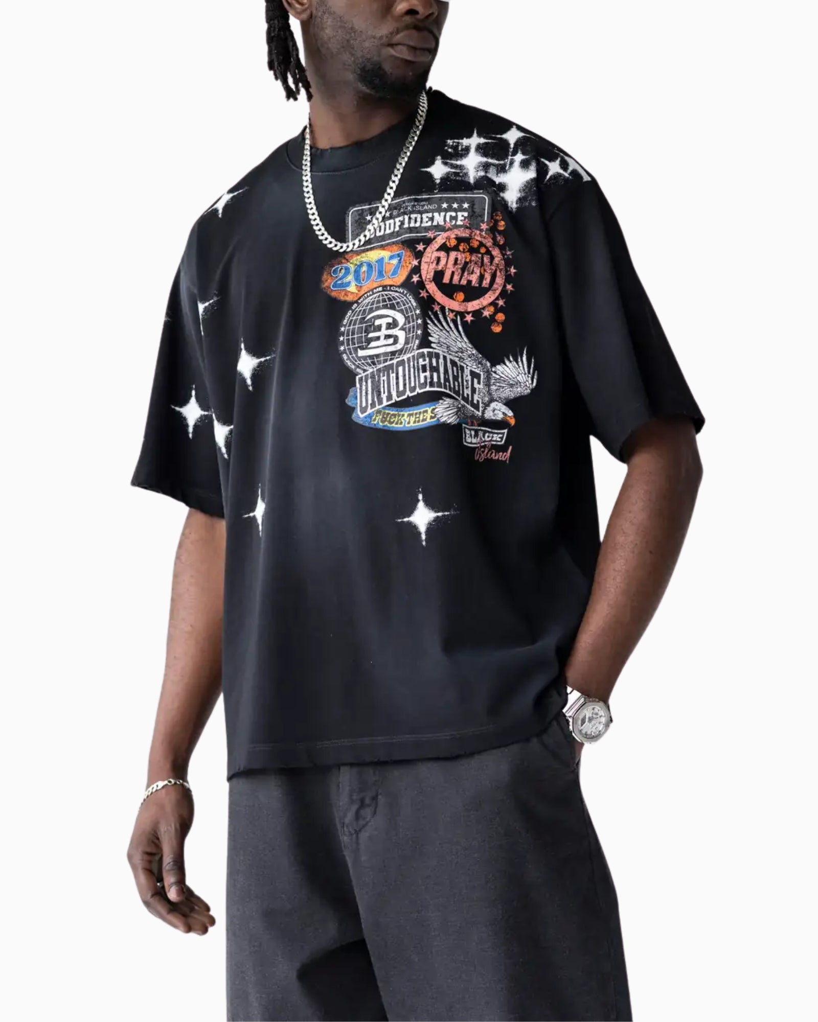 Black Island T-Shirt 2000/BLACK