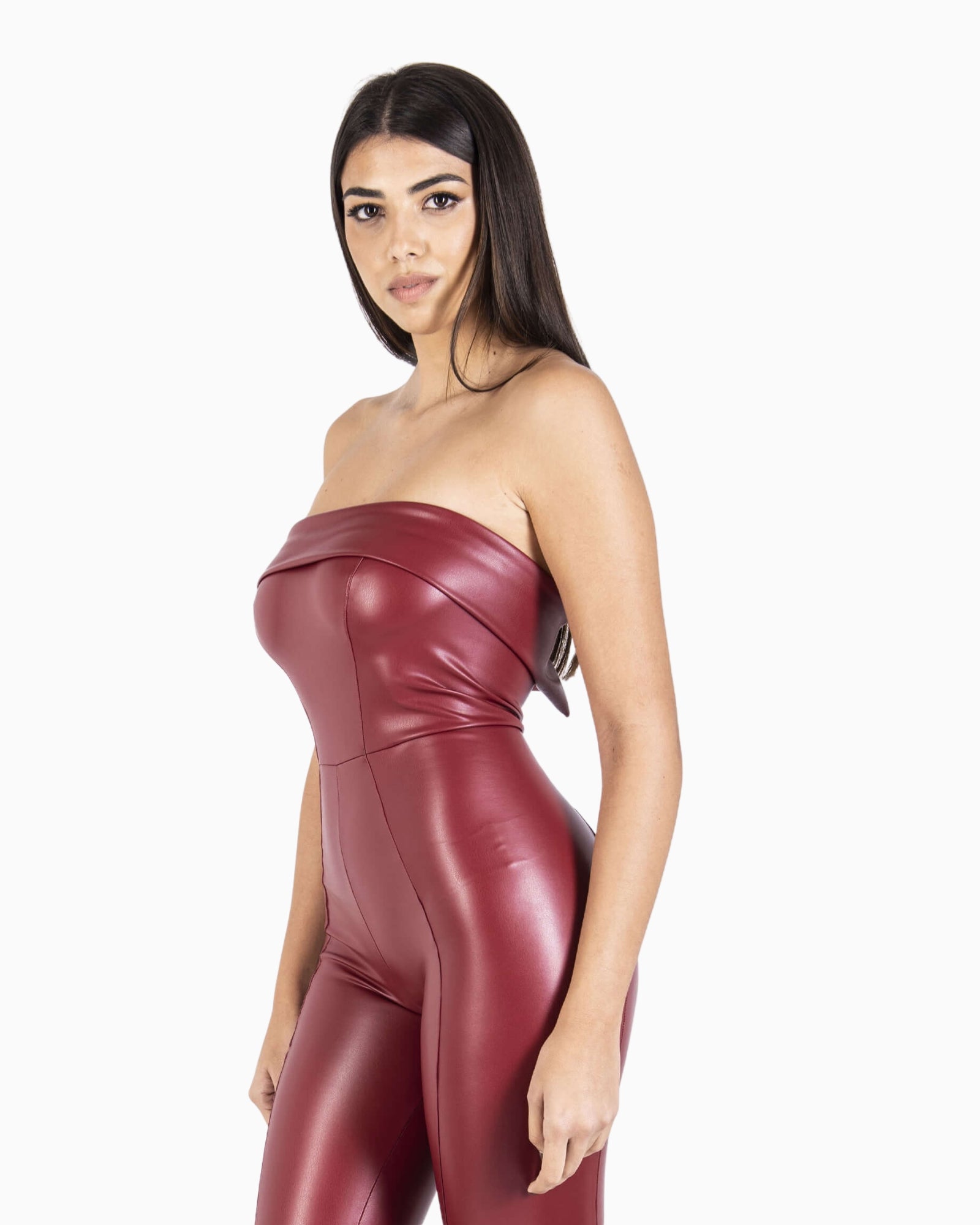 District Margherita Mazzei Tuta Intera WEL85-0907 - SanShopLuxury - 2025, 38, 40, 42, Abbigliamento, Autunno/Inverno, Bordeaux, District Margherita Mazzei, Donna, FW25, Idoneo, New, Tuta Intera