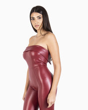 District Margherita Mazzei Tuta Intera WEL85-0907 - SanShopLuxury - 2025, 38, 40, 42, Abbigliamento, Autunno/Inverno, Bordeaux, District Margherita Mazzei, Donna, FW25, Idoneo, New, Tuta Intera