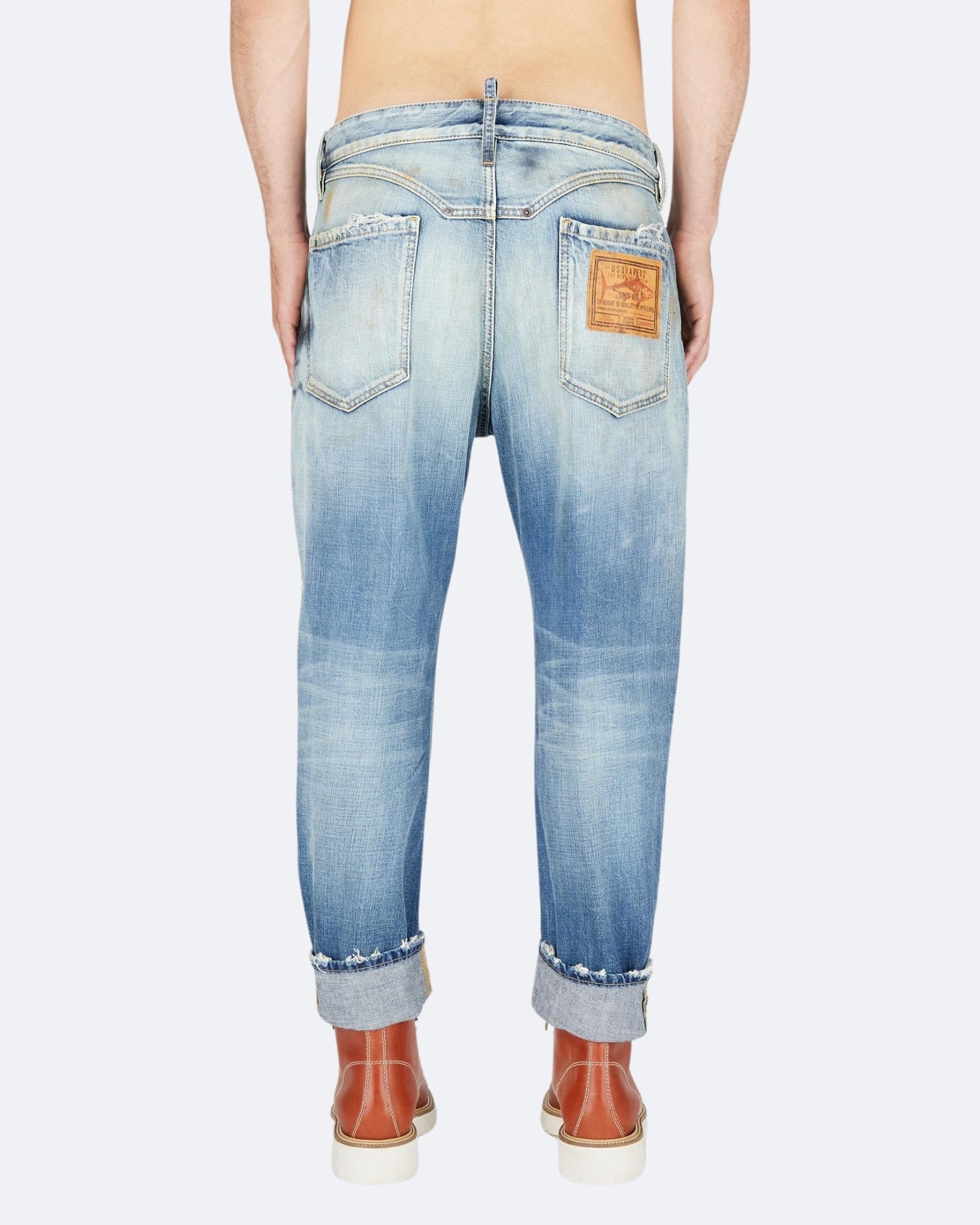 Dsquared2 Jeans S74LB1665/S30309470 - SanShopLuxury - 2025, 46, 48, 50, 52, Abbigliamento, Autunno/Inverno, Blu, Continuativo, Dsquared2, Idoneo, Jeans, New, Primavera/Estate, SS25, Ultimo, Uomo