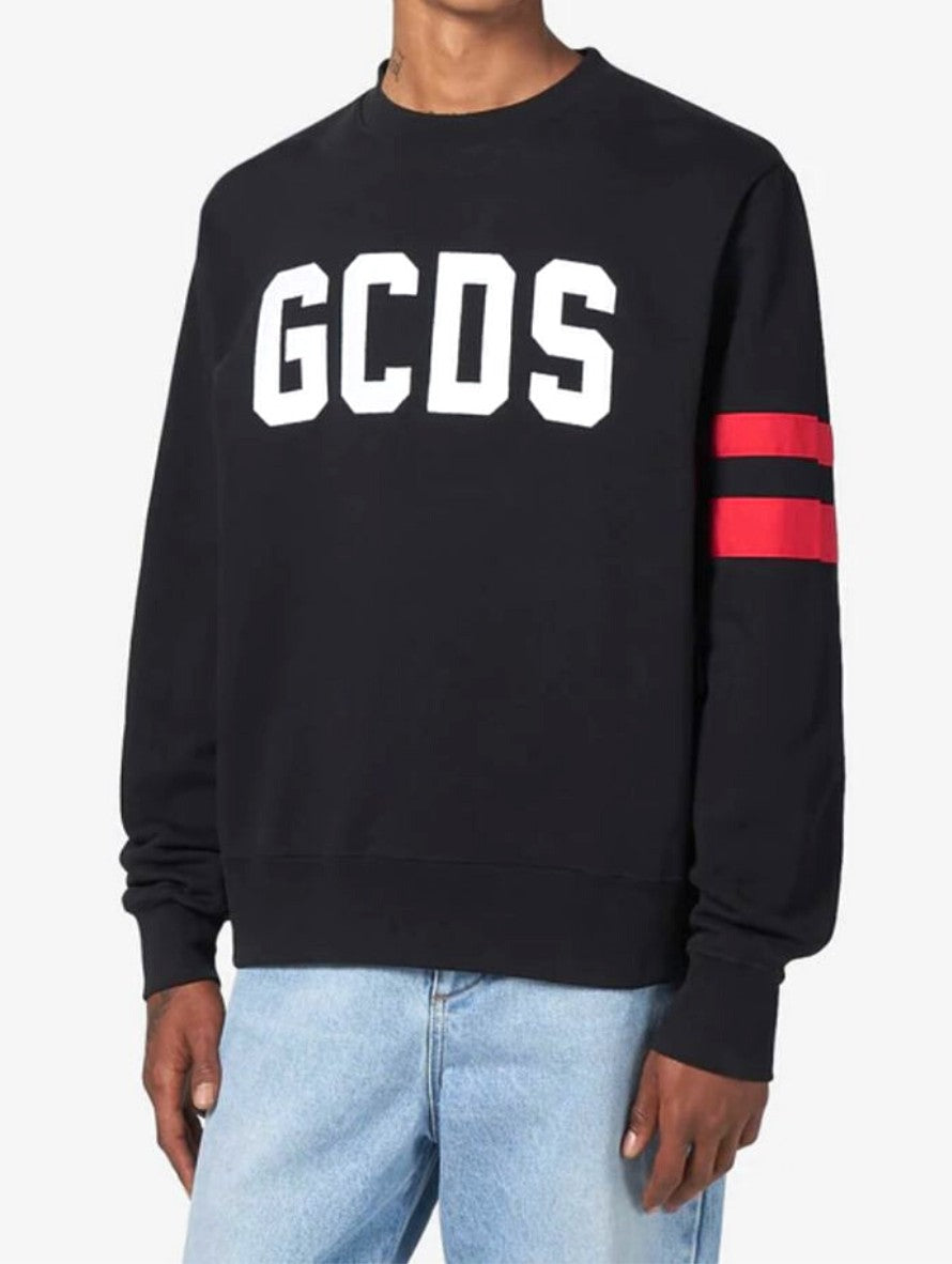 Gcds Felpa CC94M021003 - SanShopLuxury - 2022, Abbigliamento, Autunno/Inverno, Carry Over, Continuativo, Felpa, Gcds, Idoneo, L, M, Nero, New, Primavera/Estate, Uomo, XL, XXL