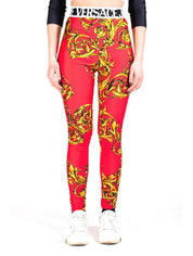Versace Jeans Couture Leggings 72HAC101 - SanShopLuxury - 2022, 38, Abbigliamento, Arancione, Donna, Leggings, Outlet, Primavera/Estate, SS22, Ultimo, Versace Jeans Couture