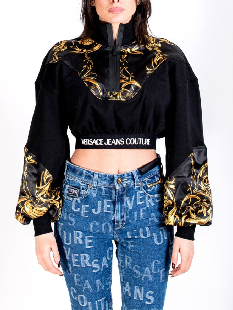 Versace Jeans Couture Felpa 72HAI300 - SanShopLuxury - 2022, Abbigliamento, Donna, Felpa, Nero, Outlet, Primavera/Estate, S, SS22, Ultimo, Versace Jeans Couture