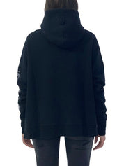 Marcelo Burlon Felpa CWBB007E17506013 1001 - SanShopLuxury - -70%, 2017, Abbigliamento, Autunno/Inverno, Donna, Felpa, FW17, Marcelo Burlon, Nero, Outlet, S, XS