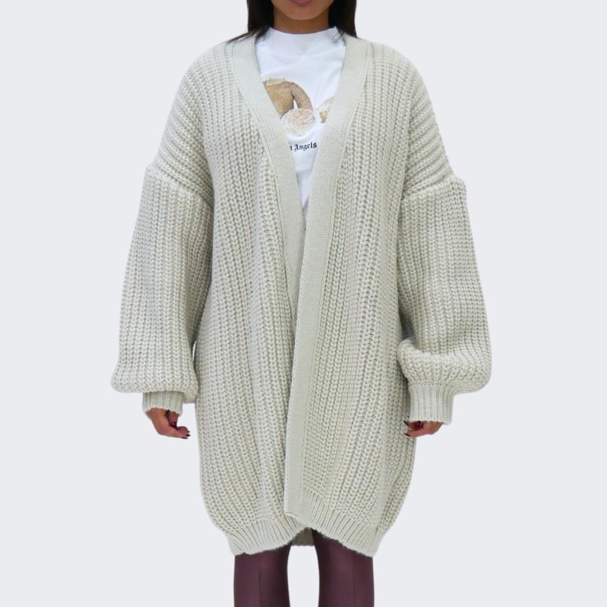 Inverno, Beige, Cardigan, District Margherita Mazzei, Donna, Fucsia, FW23, Lana, Maglieria, Nero, Outlet, Panna, Rosa