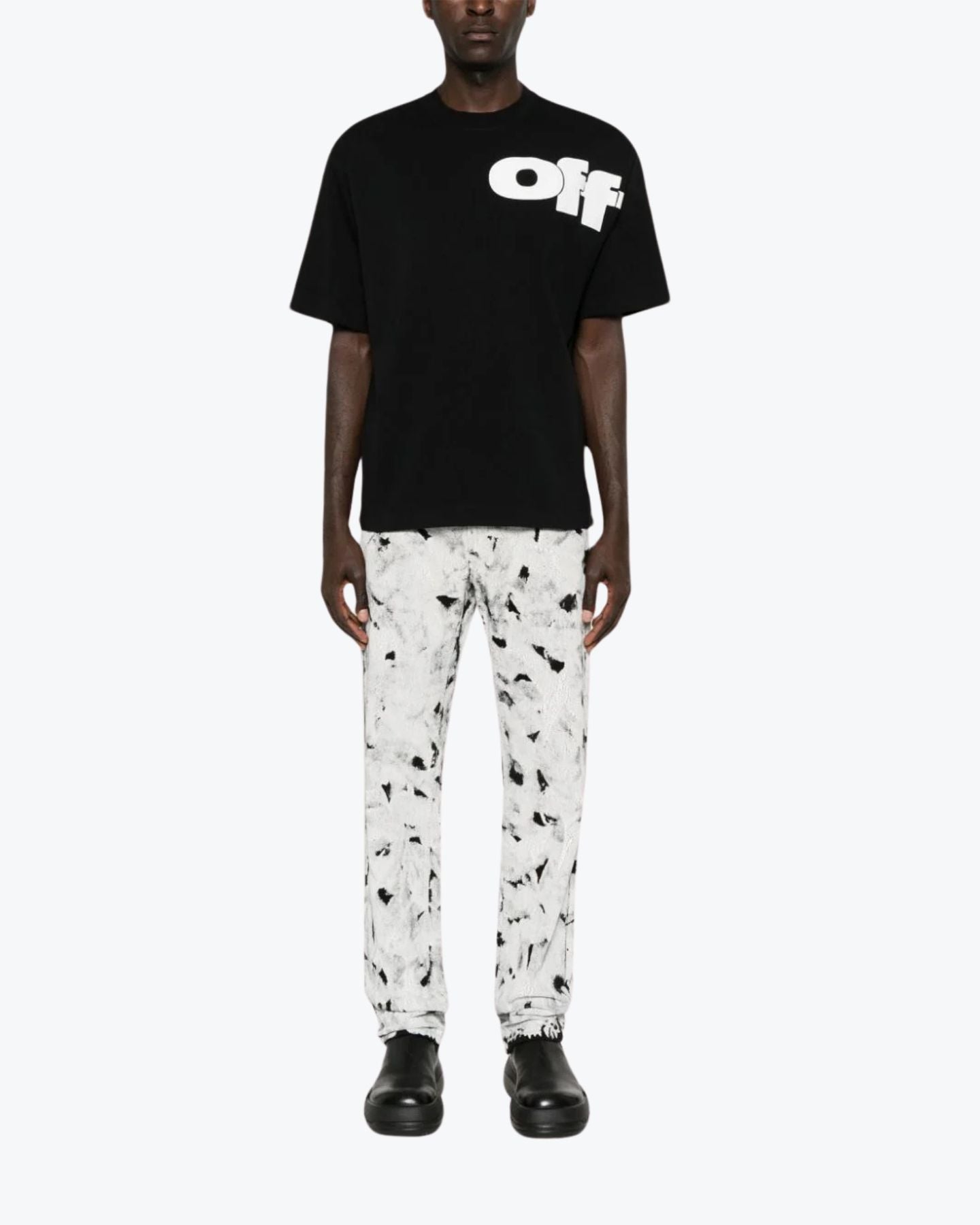 Off-White T-Shirt OMAA120F24JER00G-1001
