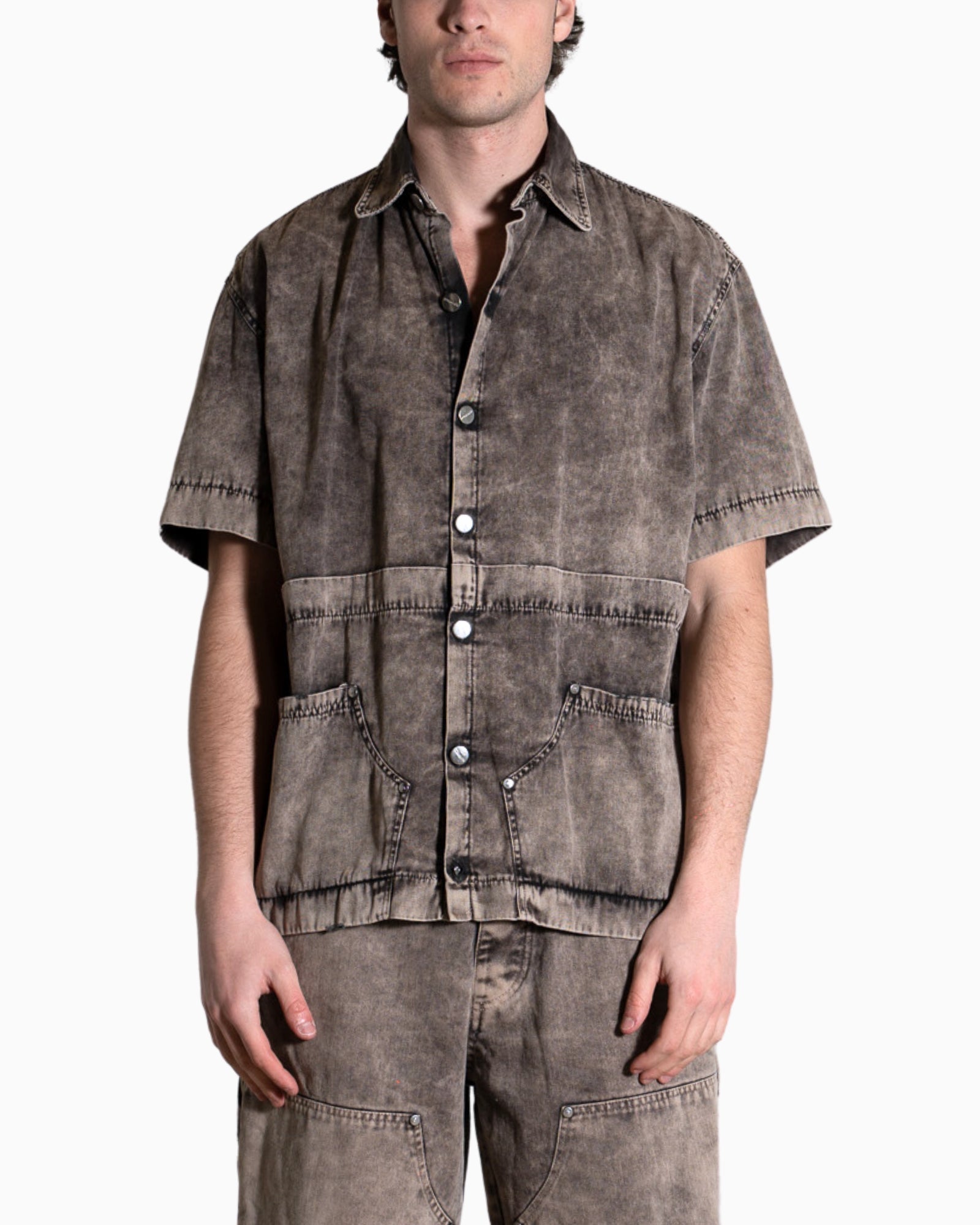 Gavensemble Camicia SS25-SHIRT432-TP - SanShopLuxury - 2025, Abbigliamento, Camicia, Gavensemble, Idoneo, L, M, New, Primavera/Estate, S, SS25, Taupe, Uomo, XL, XXL